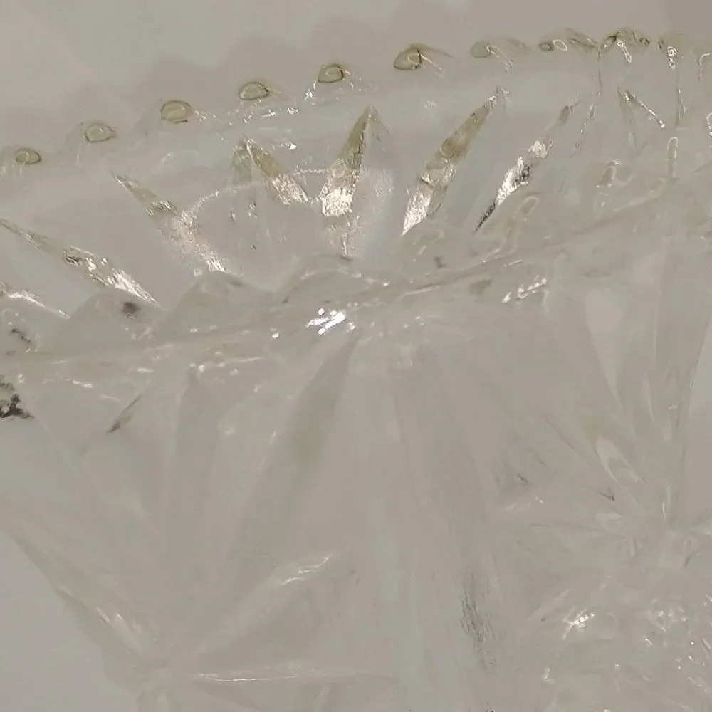Anne Hutte Crystal Vase made in Germany- 5 1/2” tall BLEIKRISTALL